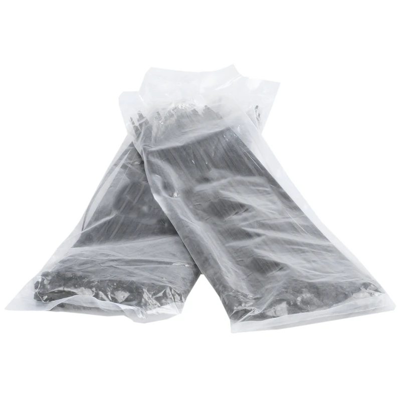 Черные нейлоновые кабельные стяжки HTHL на молнии упаковка 3 6x300 мм 200 шт. |