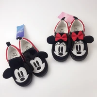 disney childrens cartoon minnie mickey non slip soft sole casual shoes baby first walker sneakers boys and girls shoes