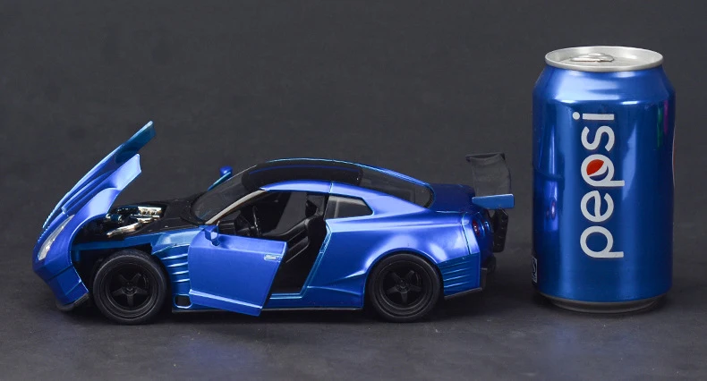 1:24 Масштаб Форсаж сплав бен сопра GT-R35 автомобиль игрушки литье под давлением модель для мальчиков литье под давлением автомобиль игрушки серии подарки игрушки для детей