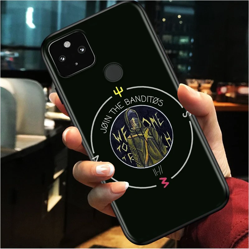 

Twenty One Pilots 21 Pilots Shockproof Cover for Google Pixel 5 5A 4 4A XL 5G Black Phone Case Shell Soft Fundas Coque Capa