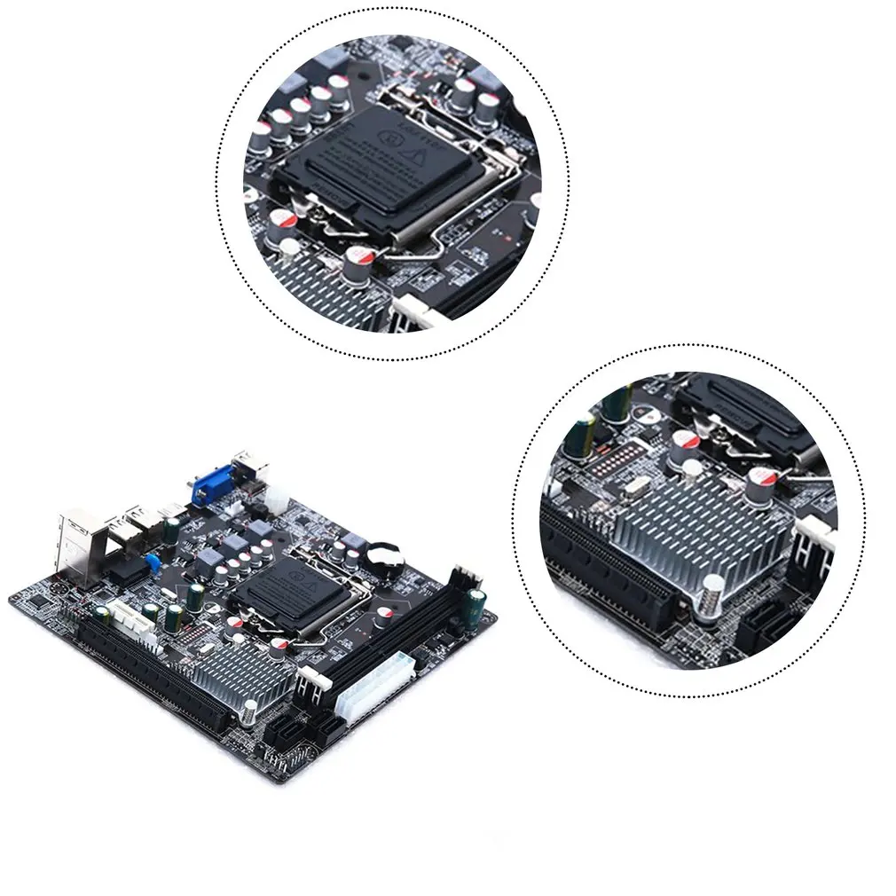 

H61 motherboard LGA 1155 support DDR3 16G desktop RAM Memory Intel CORE i3/i5/i7 LGA1155 processor USB2.0 Micro-ATX H61-M