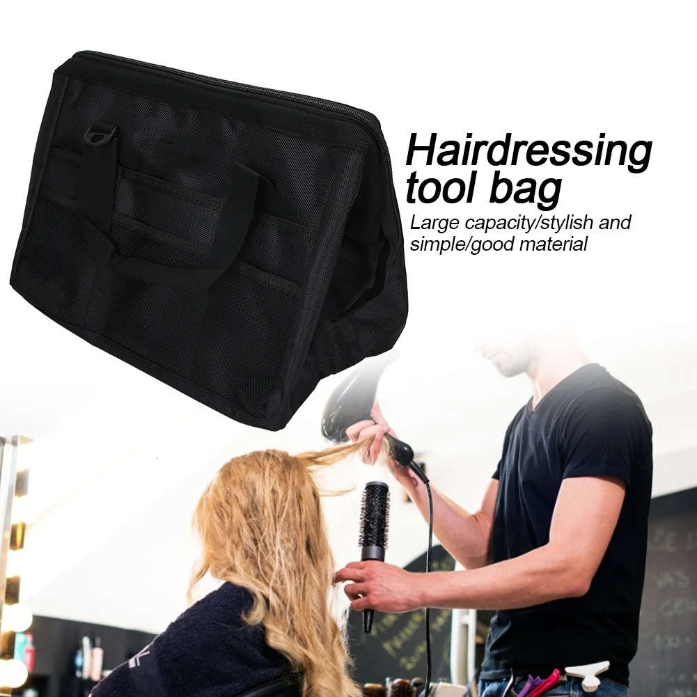 

1pcs Hairdressing Tool Bag Hairdressing Supplies Nylon Cosmetic Storage Bag Portable Barber Clipper Carrying Case