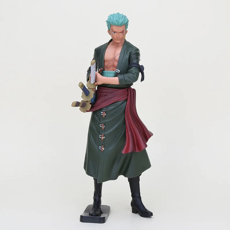 zoro opp bag 25 см аниме одна деталь грандиста Луффи фигурка Grandline мужчины Обезьяна D Луффи ПВХ фигурка Коллекционная модель игрушки куклы - Цвет: zoro opp bag