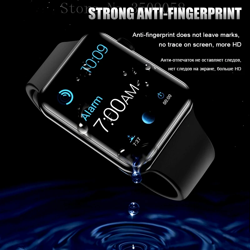 30D полное покрытие из закаленного стекла для iwatch 1 2 3 4 5 Защитное стекло для экрана для apple watch 38 40 42 44 мм защитная пленка
