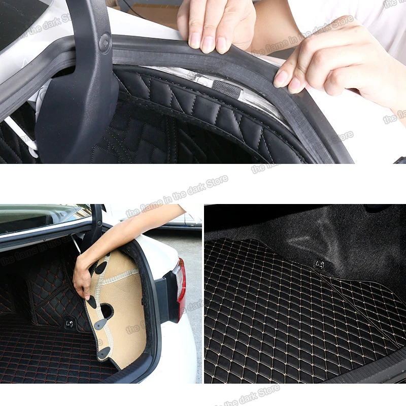 Lsrtw2017 Leather Car Trunk Mat Cargo Liner for Lexus ES200 ES250 ES300h Rug Capet Interior Accessories |