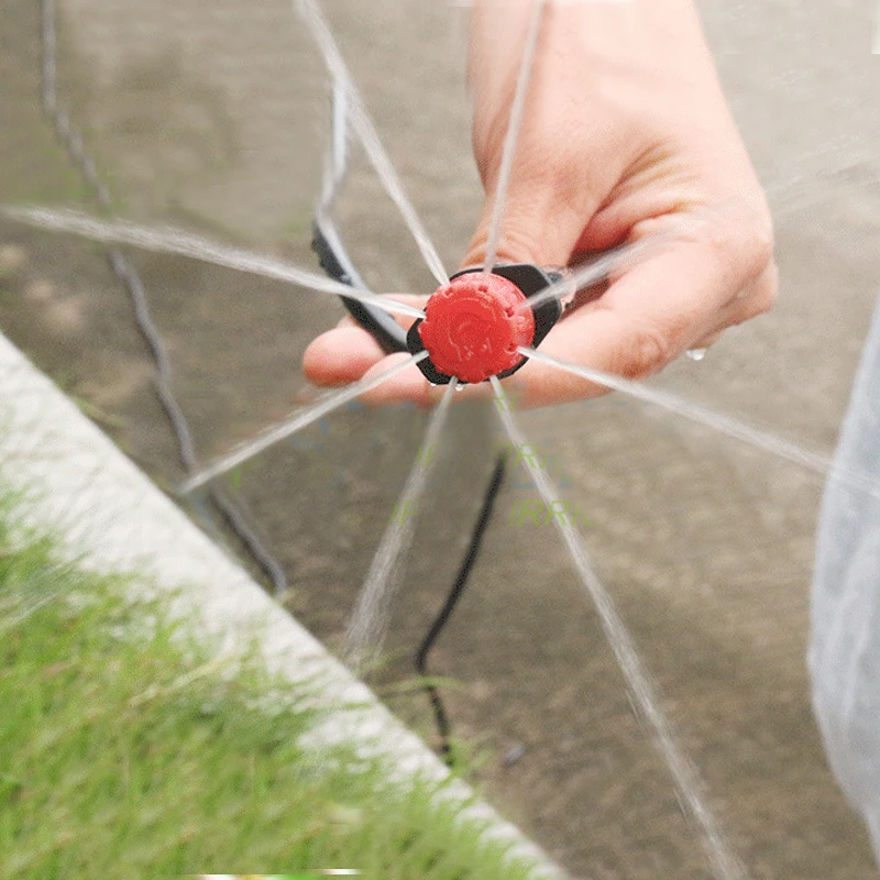 10-50pcs Garden Adjustable Nozzles Drip Irrigation Watering Sprinkler 1/4'' Anti-Clogging Dripper Emitter Flower Beds Vegetable | Дом и