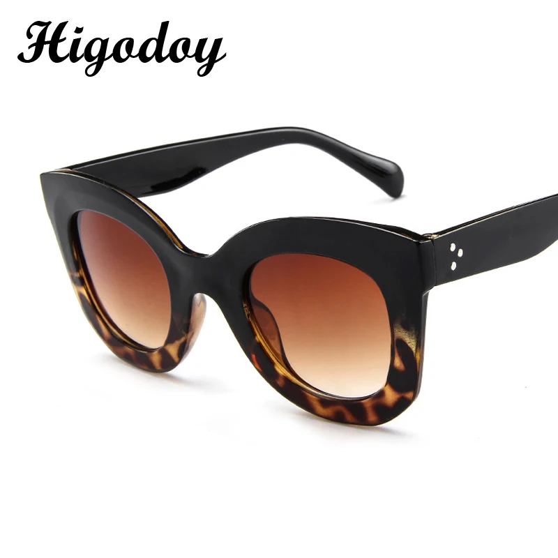 Higodoy солнцезащитные очки кошачий глаз для женщин и мужчин высококачественные