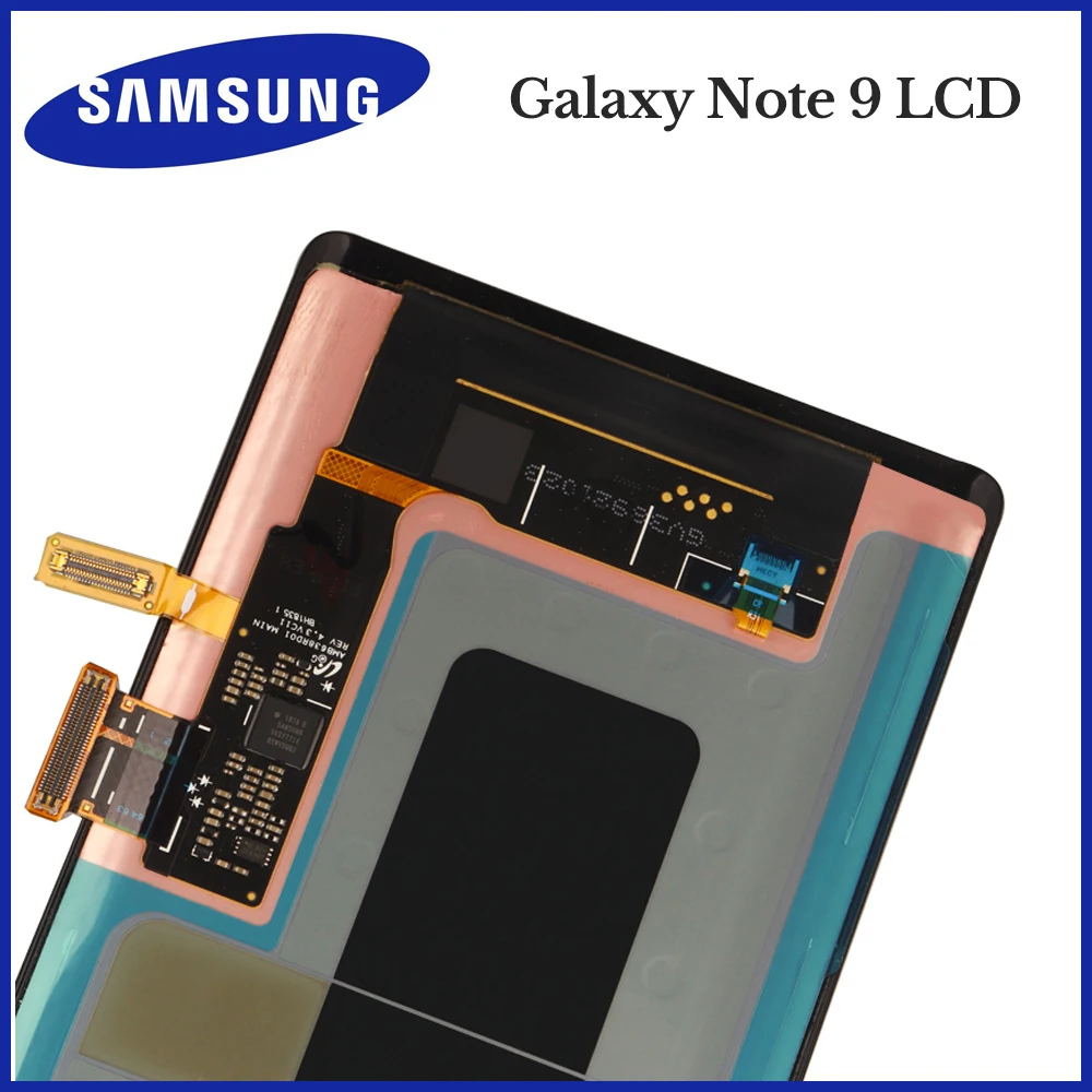 Оригинальный 6 4 ''SUPER AMOLED ЖК дисплей с рамкой для SAMSUNG GALAXY Note 9 N960D N960F сенсорный