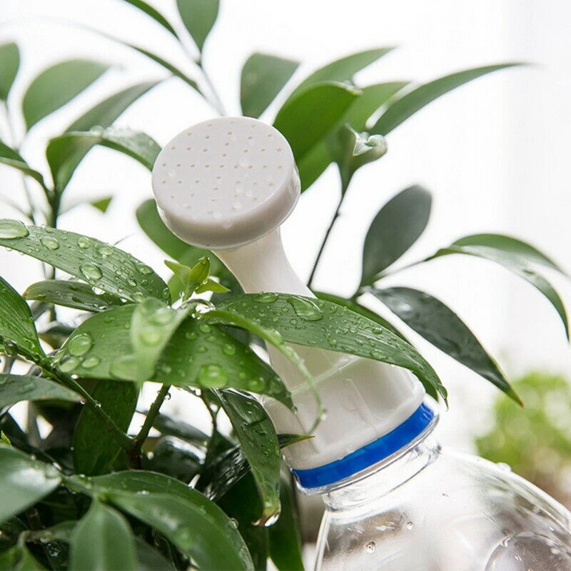 

2Pcs Grey Plant Watering Head Screw Cap Bottle Shower Sprinkler Can Spray Tool For Seeds Seedlings Watering