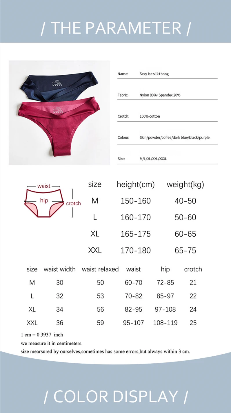 

Drop Shipping 6pcs Women Underwear Sexy Low Waist Seamless Panties Ladies Sexy G-String tback Thong M-3XL