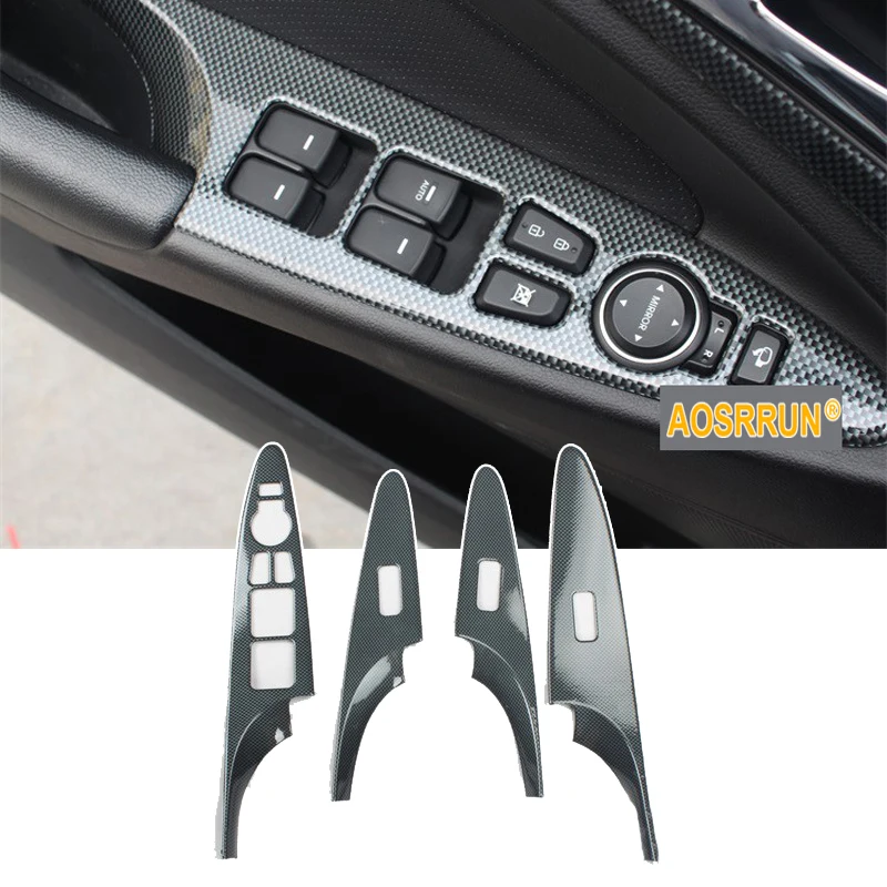 Автомобильный интерьер молдинги покрытие подъемника окна для Hyundai Sonata YF 2015 2010 2011