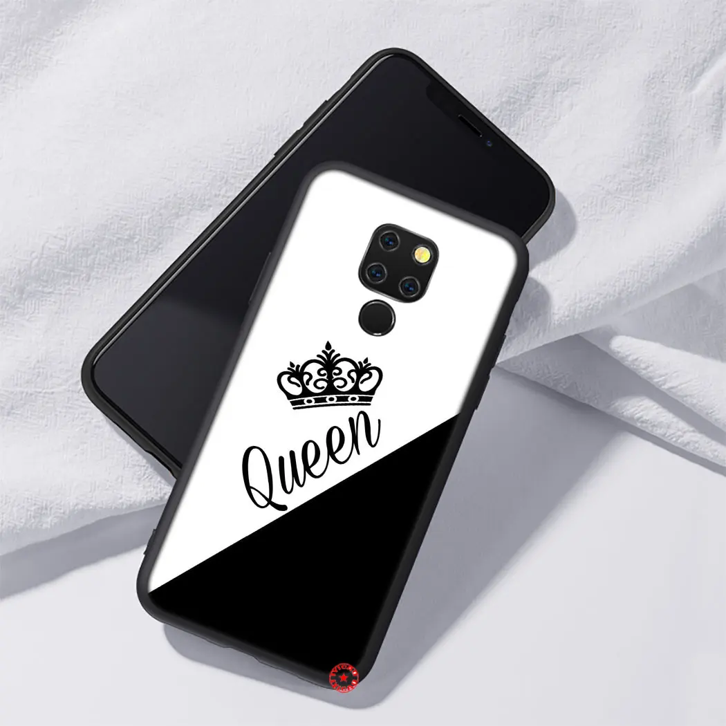 Y36 King Queen роскошный мягкий силиконовый чехол для телефона Huawei Mate 30 20 10 Lite Pro P10 Nova 2 2i