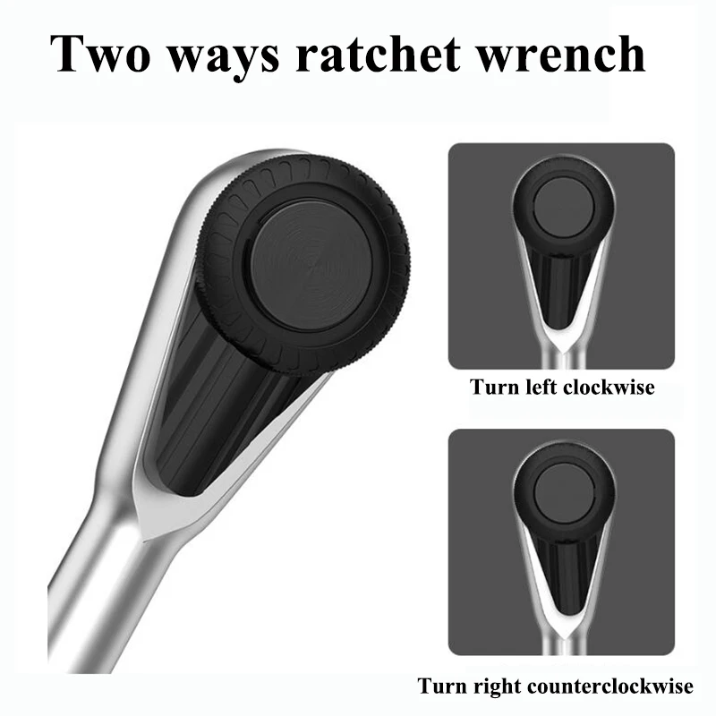 

2 In 1 Ratchet Screwdriver 6.35mm to 4mm Hex Shank Screw Driver Adjustment Screwdriver Holder Tool