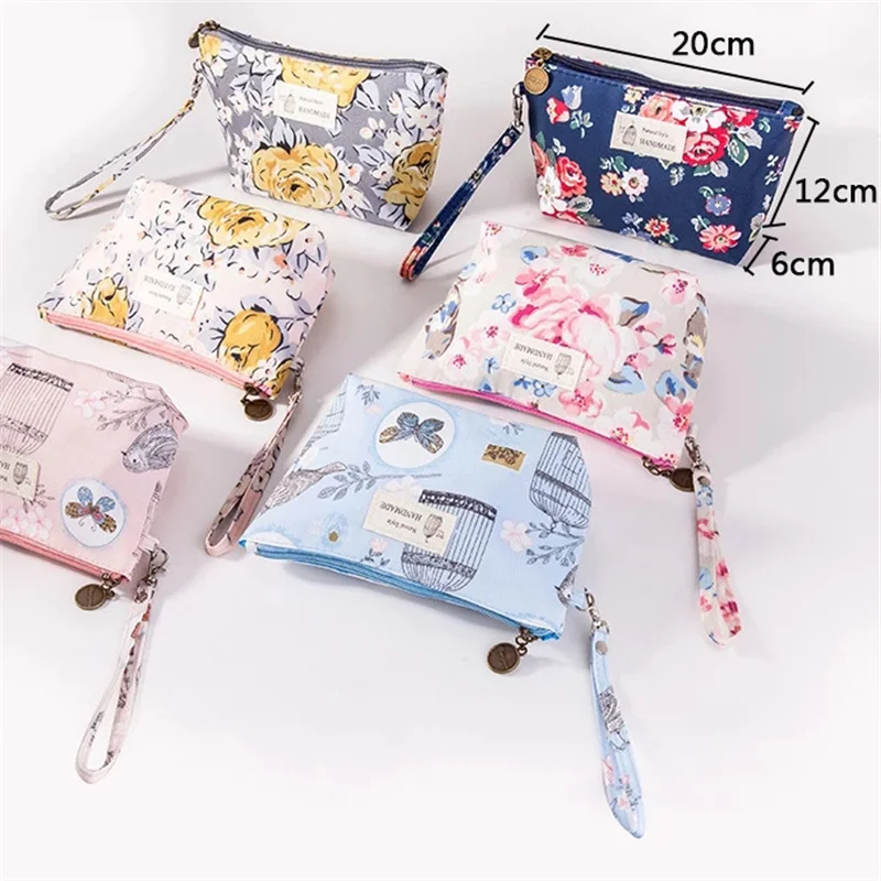 

Romantic Women Cosmetic Bag Makeup Bags for Women Waterproof Cosmetics Bag For Travel Lady Tote Washing Toiletry Pouch Bags