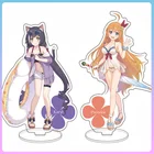 Аниме аксессуары Аниме фигурки принцессы подключение Re Дайвинг Kyaru коллекционные акриловые периферийные продукты анимационные производные игрушки