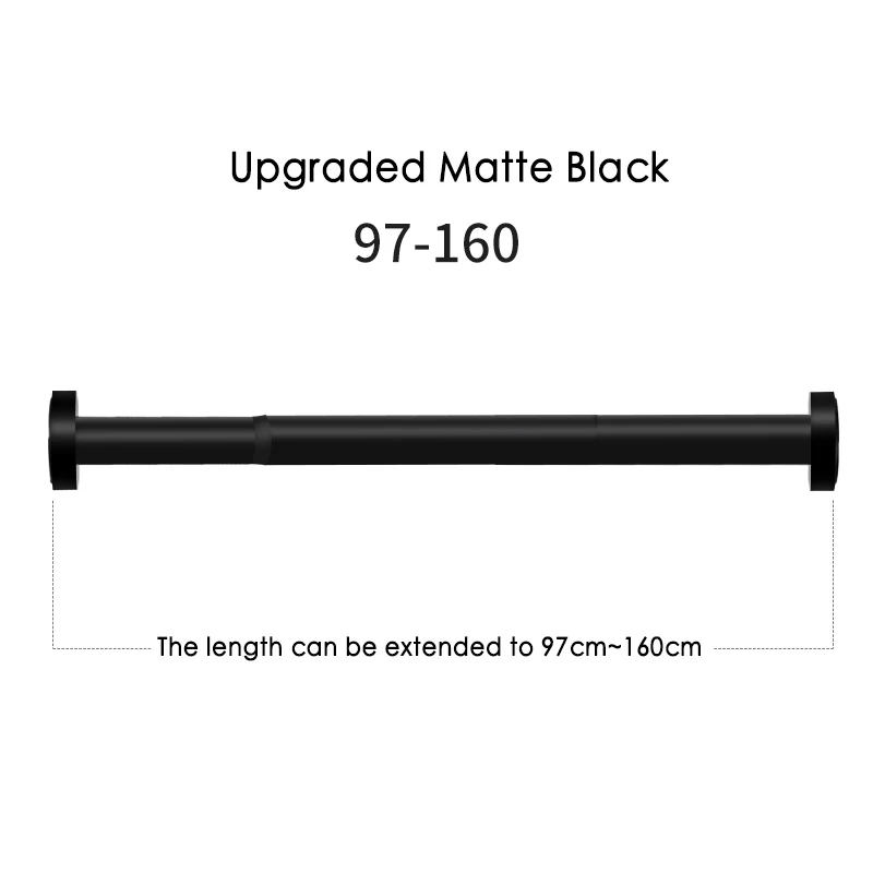 

Телескопическая алюминиевая штанга для душа not in 77-120/97-160 см