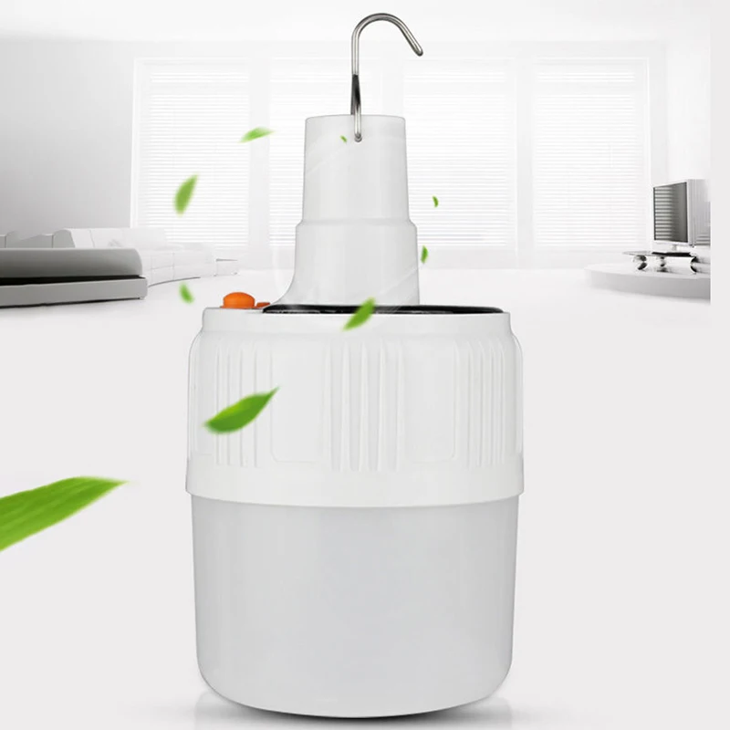 

1Pcs/2Pcs Solar Charging Bulb LED Remote Control Night Light USB Portable Emergency Lamp for Home Garden Travel Camping Lighting