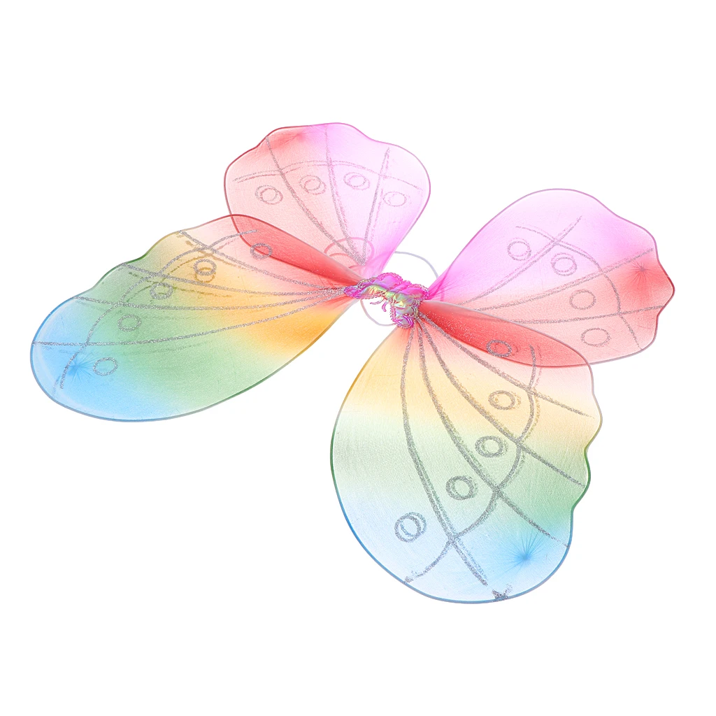 Милое яркое детское платье с крыльями бабочки для дня рождения и фотосессии |