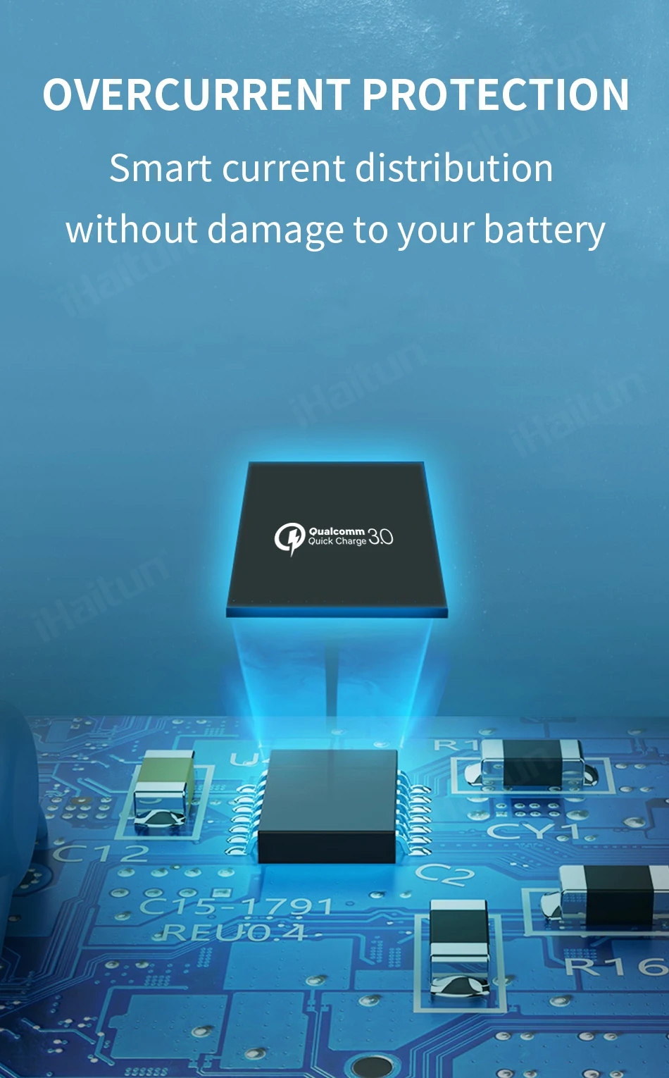 IHaitun 100 Вт 20A USB зарядное устройство светодиодный дисплей Быстрая мульти док-станция мощный Настольный быстрый адаптер для iPhone 11 Pro Max мобильный телефон