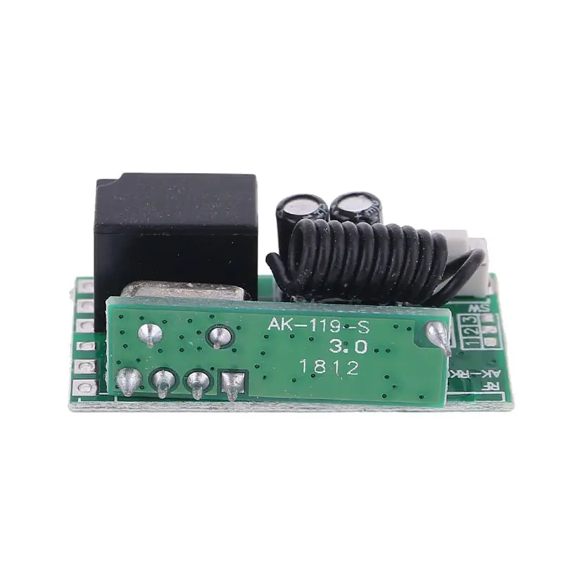 DC12V 2 канала дистанционного управления один светильник Модуль приемника