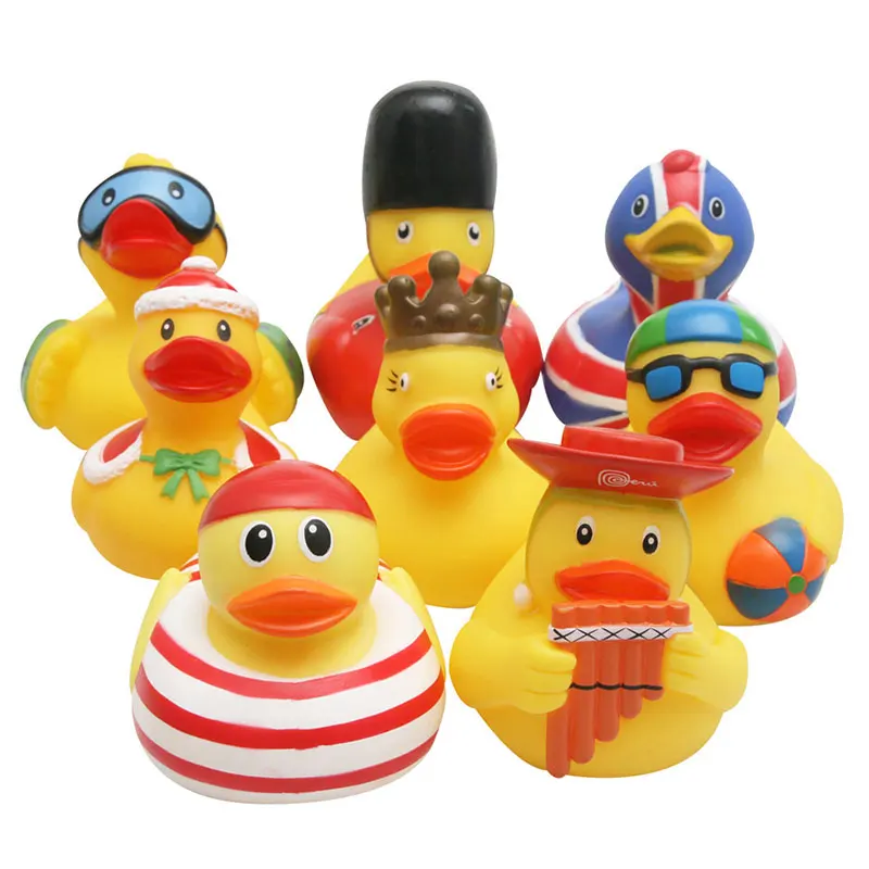 5 шт. клоун динозавр Циклоп резиновая утка детский душ игрушка для купания
