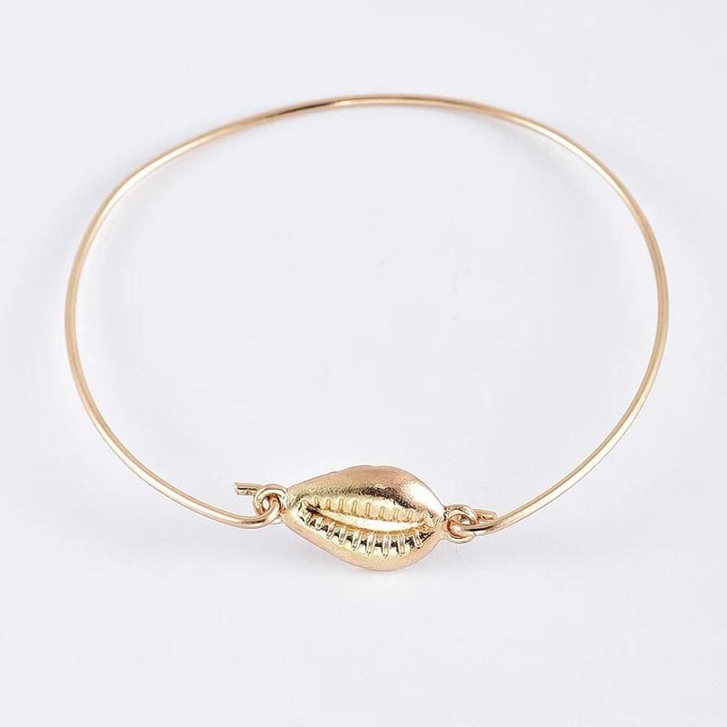 6 шт./компл. пляжные браслеты для женщин модные листье Луна Золотая рама с