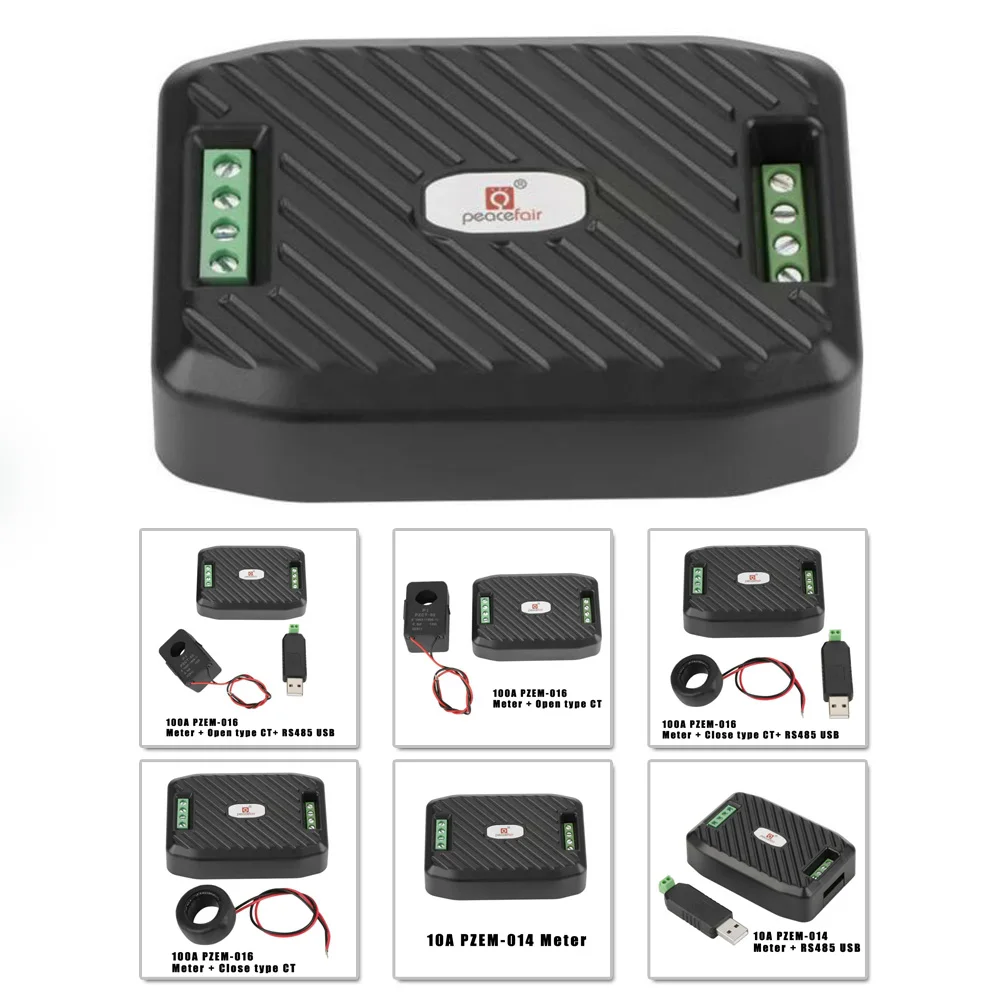 Многофункциональный 10 А/100 А измеритель напряжения тока Частота питания активная