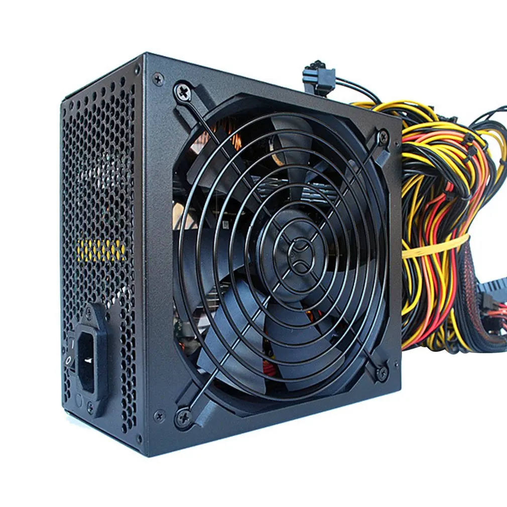 Mining Power Supply Computer Mining Machine Suitable For 6-8 Graphics Cards Durable Power Supply 2000W