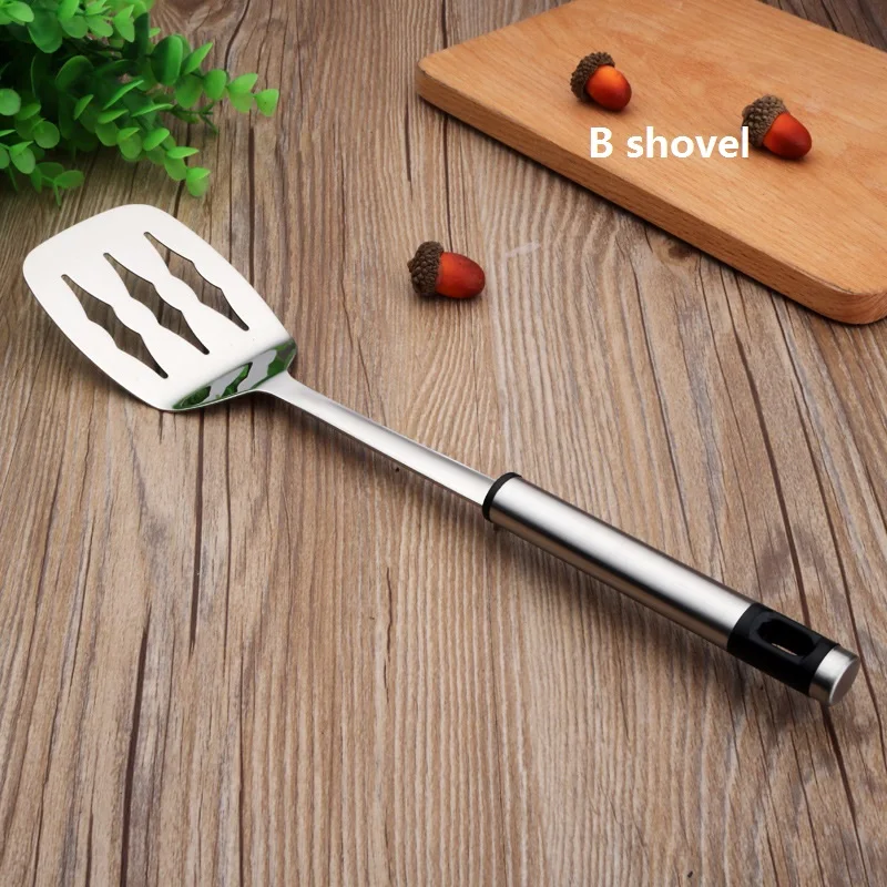 Кухонная утварь из нержавеющей стали инструменты для супа лопатка сковородки