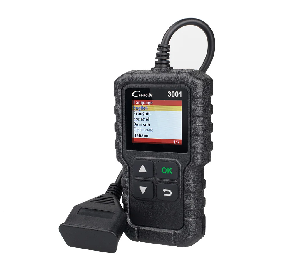 Launch X431 Cr3001 полный Obd2 сканер Obd 2 считыватель кодов двигателя Creader 3001 автомобильный диагностический инструмент Pk Cr319 Ad310 elm327 сканирующий инструмент