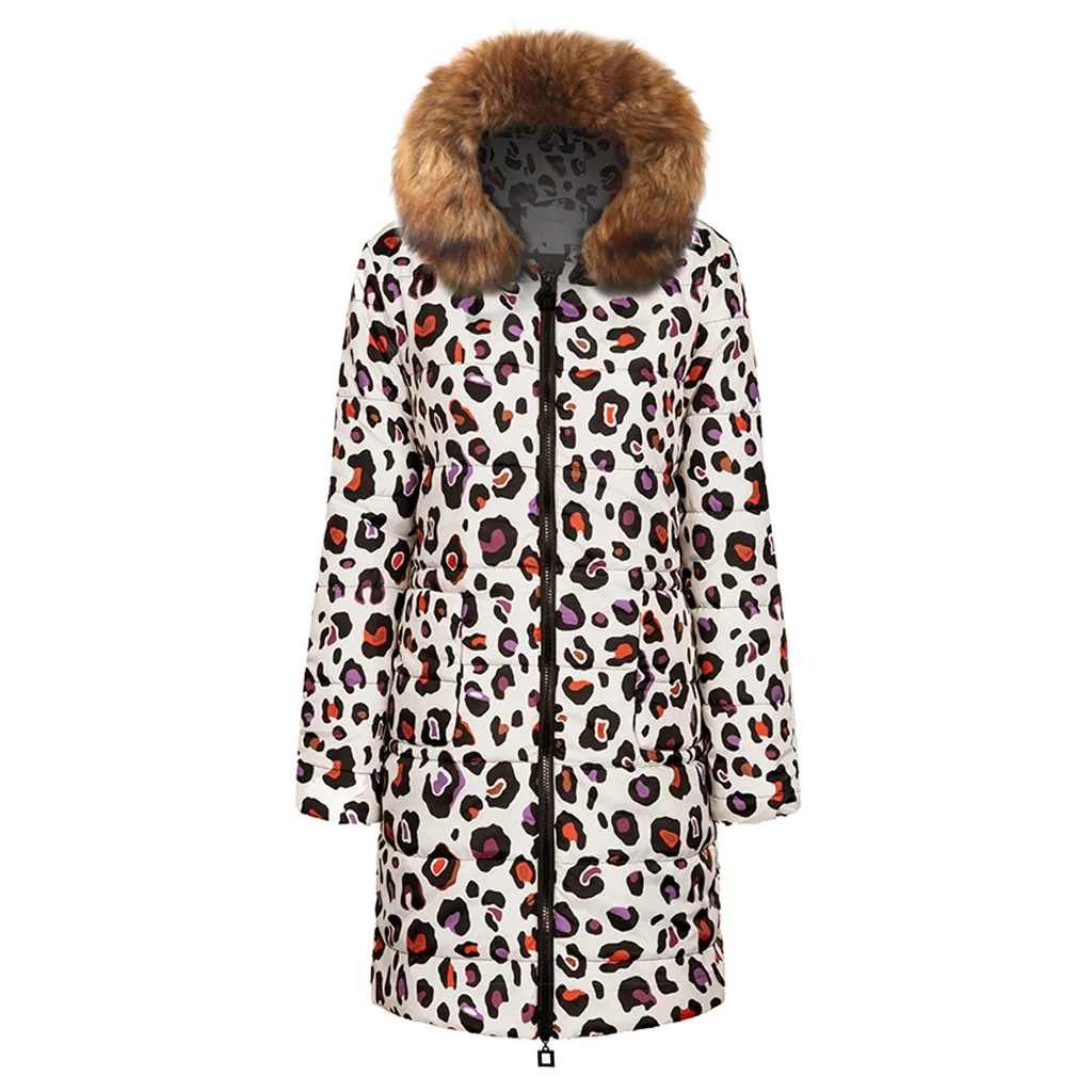 Женское зимнее длинное пуховое пальто SAGACE из хлопка с капюшоном стеганая куртка