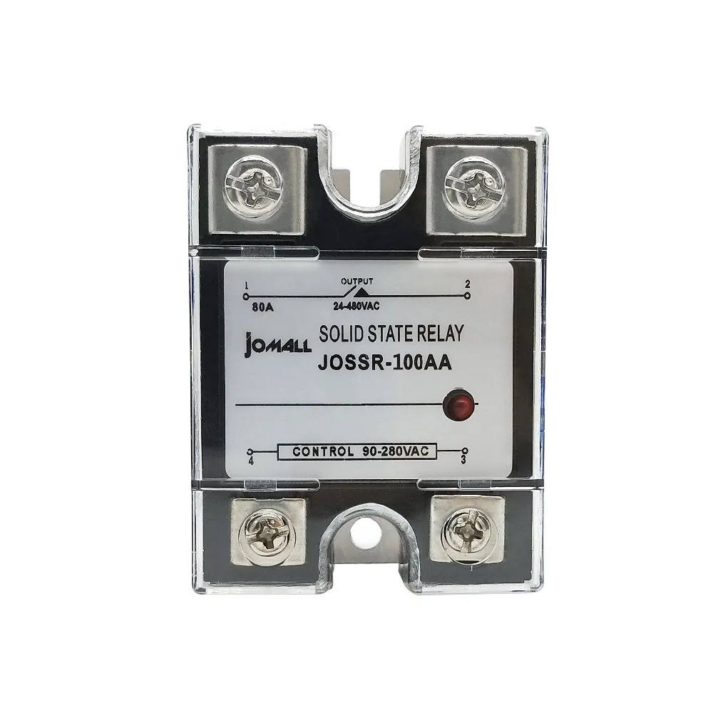 SSR-60AA/80AA/100AA/120AA AC управление SSR Однофазное твердотельное реле AC