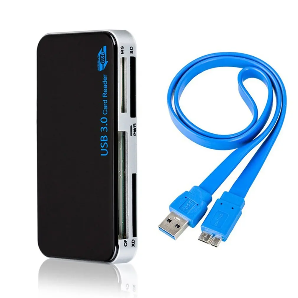 

USB 3,0 Все-в-1 Compact Flash нескольких Устройство чтения карт памяти адаптер 5 Гбит/с, высокая Скорость USB кард-ридер для TF SD-XD-CF Secure Digital карты