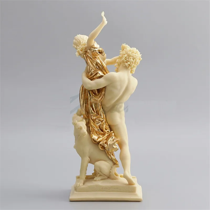 

WU CHEN LONG Creatives Greece Venus Poseidon Art Sculpture Amphitrite Figure Statue Resin Crafts Home Decor Birthday Gift R3118