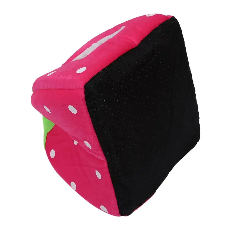 Мягкая Губка Клубника Собака Кошка Кровать Дом Питомник подушка для собак