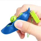 Необычная необычная игрушка-брелок для снятия стресса в виде гороха, для улучшения детской модели, антистрессовая игрушка для детей с особыми потребностями