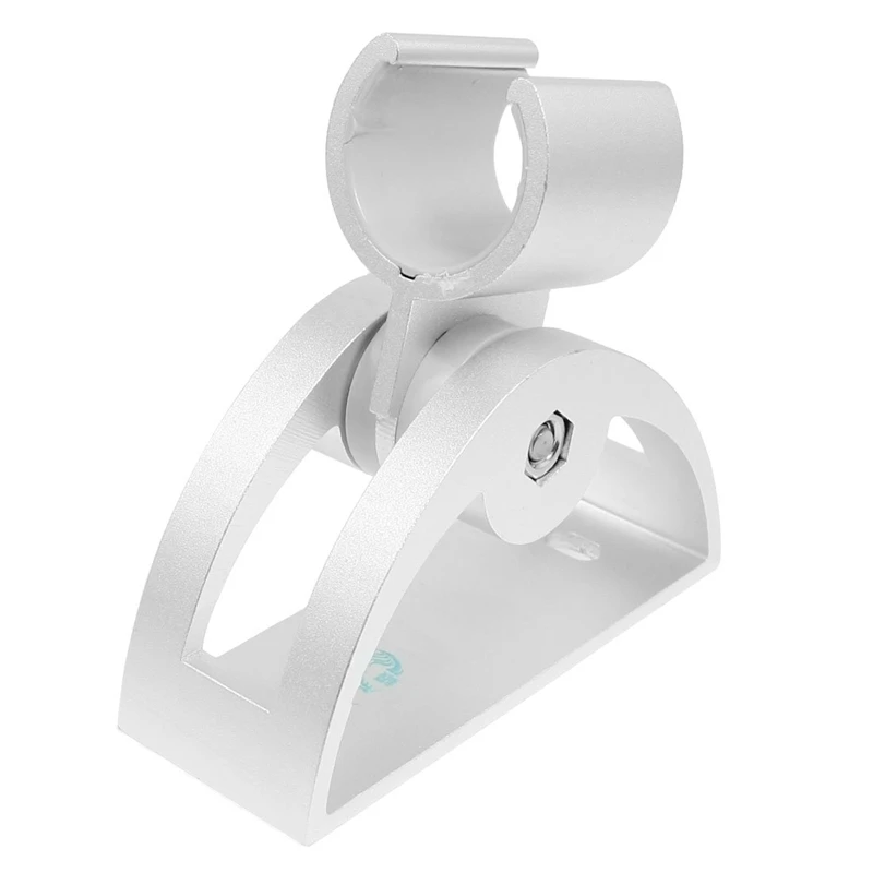 Серебристая алюминиевая вращающаяся подставка держатель для душевой головки