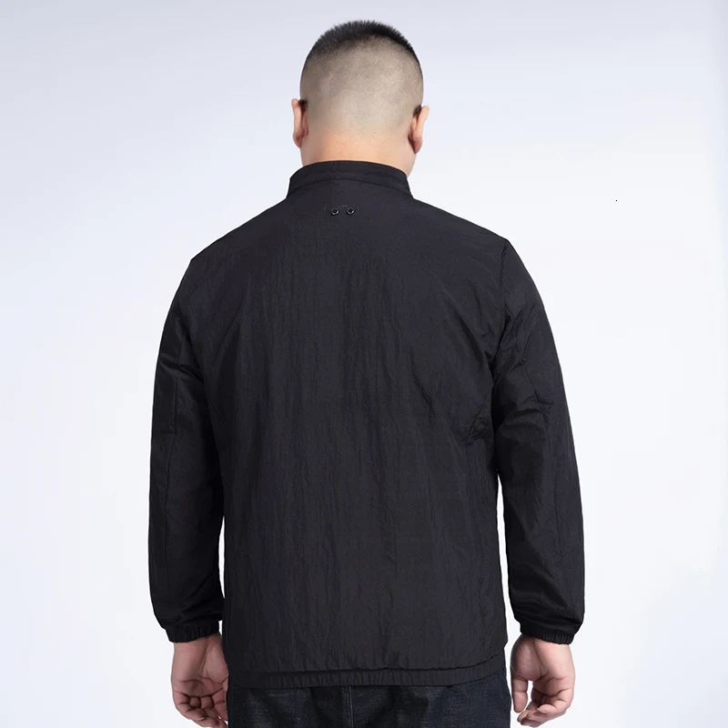 10XL 8XL Новинка весна осень Мужская куртка бомбер с воротником стойкой
