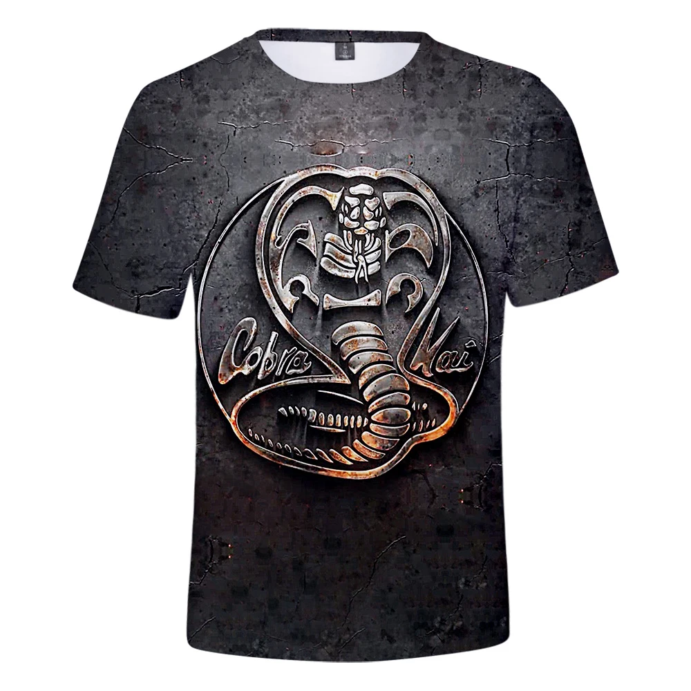 

Fashion Popular Cobra Kai Comfortable Casual Suitable Cobra Kai Summer T shirt 3D Short Sleeve girls boys t shirt Men Women Tees