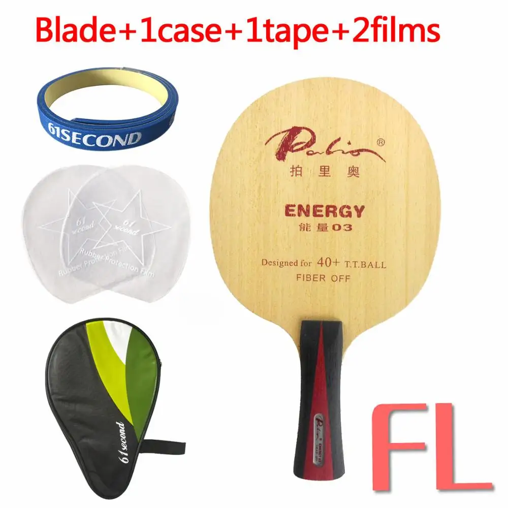 FL with H 1 case Palio Energy 03 Energy 03 Energy-03 лезвие для настольного тенниса пинг-понга - Цвет: FL with H 1 case