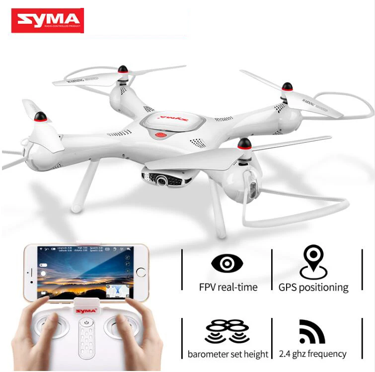 Оригинальный Syma X25PRO GPS RC вертолет Wifi FPV Регулируемая 720P HD камера Дрон RTF