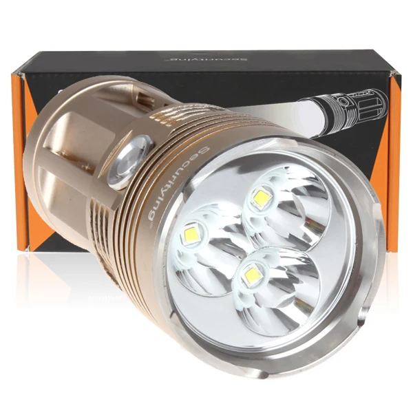 

Aluminum Super Bright 3000 Lumens 3 x XM-L T6 LED Flashlight for Outdoor Activities