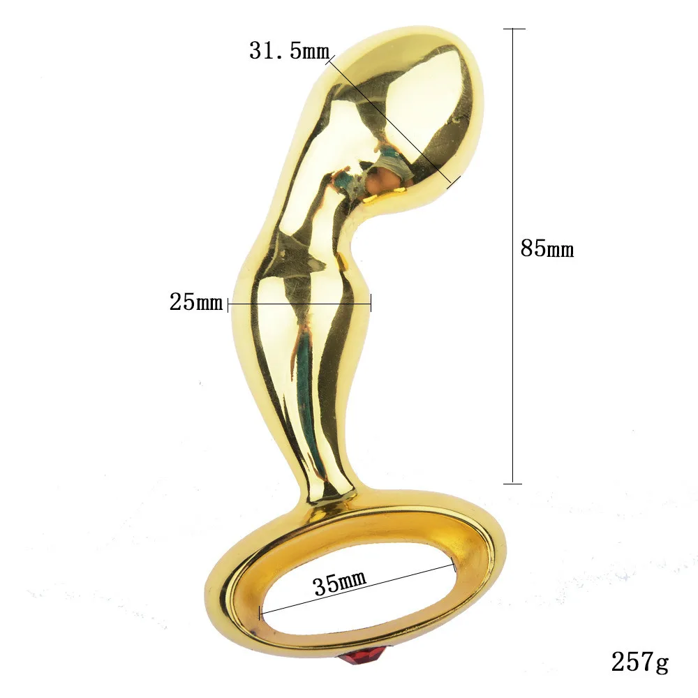 Ручка из нержавеющей стали Анальный расширитель металлическая пробка женский