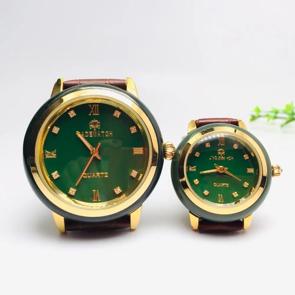 

NEW BRAND LUXURY LOVERS JADE WRISTWATCH MEN QUARTZ TOP WATCHES COUPLE FASHION HOT CARNIVAL CREATIVE BUSINESS WOMEN WATCHES