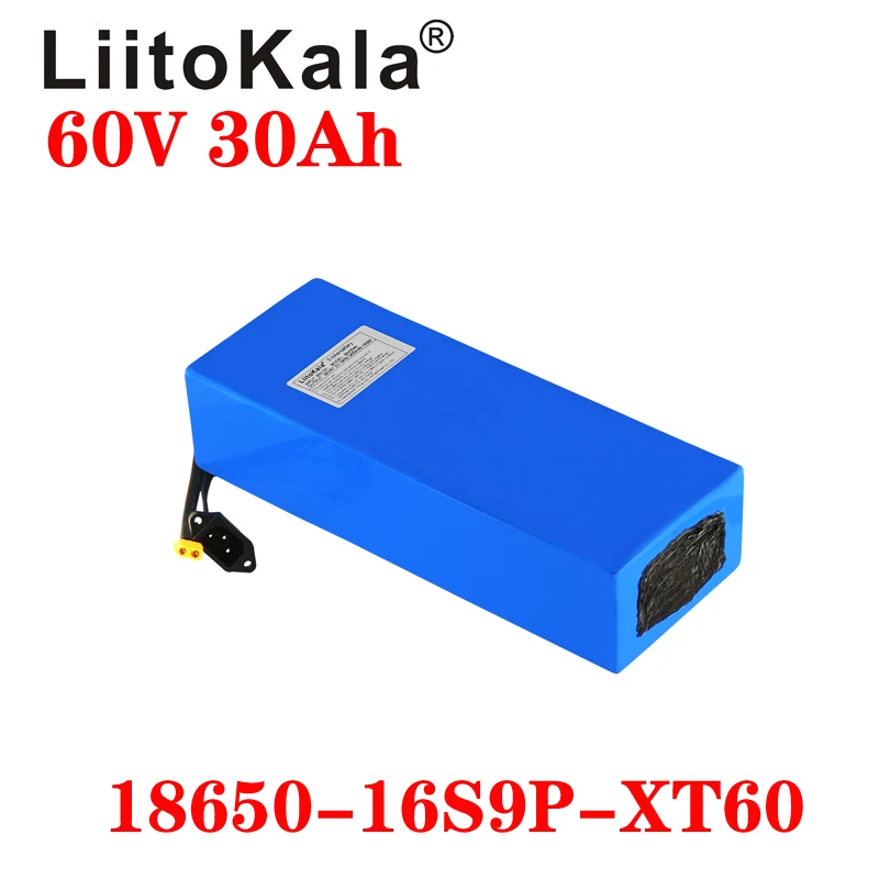 Аккумулятор LiitoKala для электровелосипеда литий ионный аккумулятор 60 в 20 Ач 25 30 15