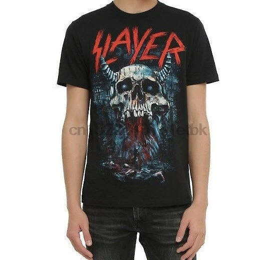 Лицензированная футболка с изображением черепа из тяжелого металла|Мужские