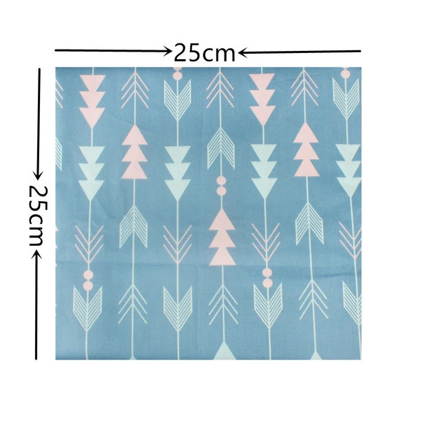 10 шт./компл. 25*25 см DIY хлопковая ткань с цветочным узором Stoffe Подарки Платье