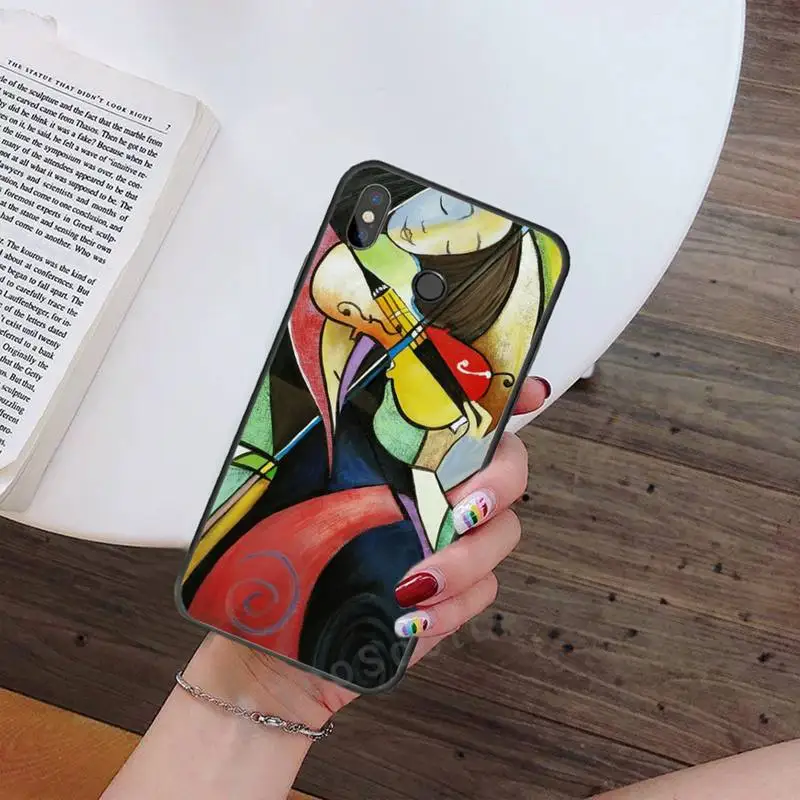 

Pablo Picasso abstract Phone Case For Xiaomi Redmi note 7 8 9 t k30 max3 9 s 10 pro lite