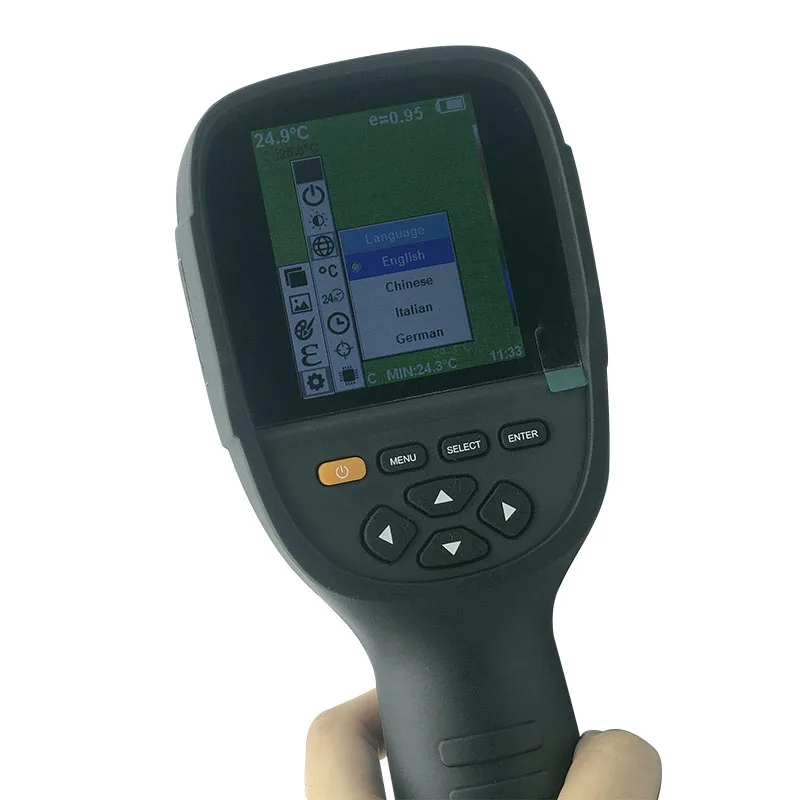 Fast Shipping Professional Edition Handheld HT-19 Infrared Thermal Imager 320*240 HD detector 0.07 High Sensitivity | Инструменты