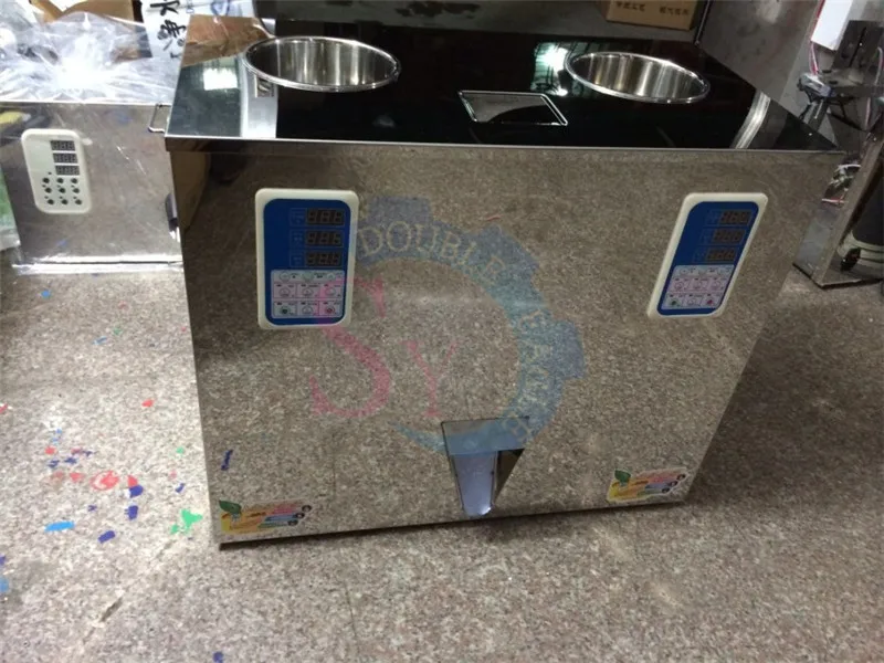 買取 100グラムダブルヘッドスパイラル粒子充填計量機/ビッグ穀物医学カシューナットカカオ豆混合包装機